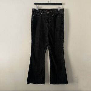 Y2K Vintage Jeanstar Washed Black Mid Rise Bootcut Denim Jeans Size 12 Short